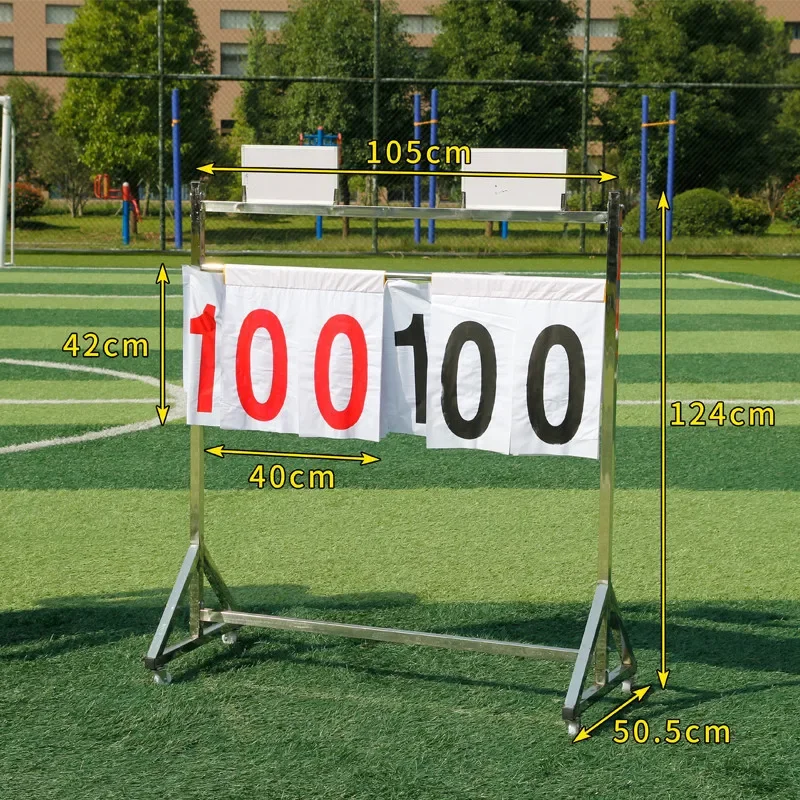 Table Tennis Scoring - 2026年スポーツゲーム用スコアボード（車輪付きスタンド）ポータブルスコアボード、バレーボール、卓球、サッカー、バスケットボール用スコアキーパー