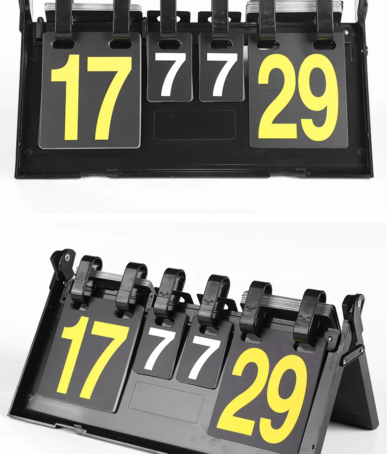 Table Tennis Scoring - スポーツ卓球スコアボードバスケットボールサッカーバレーボール4桁スコアボード簡単安全エクササイズアクセサリー