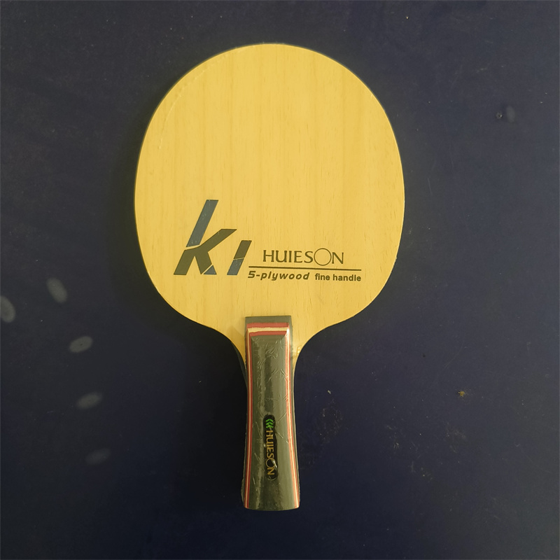 Table Tennis Club - Huieson K1 テーブルテニスラケット 5層構造無垢材製 ファインハンドル アユーススプルース