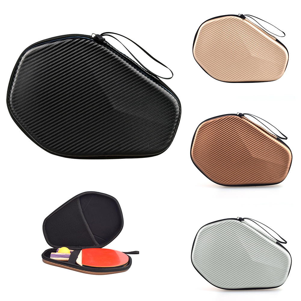 Table Tennis Ace - 1pc 卓球ラケットケースバッグピンポンパドル収納袋ポータブル防水ジッパーハンドバッグ卓球アクセサリー