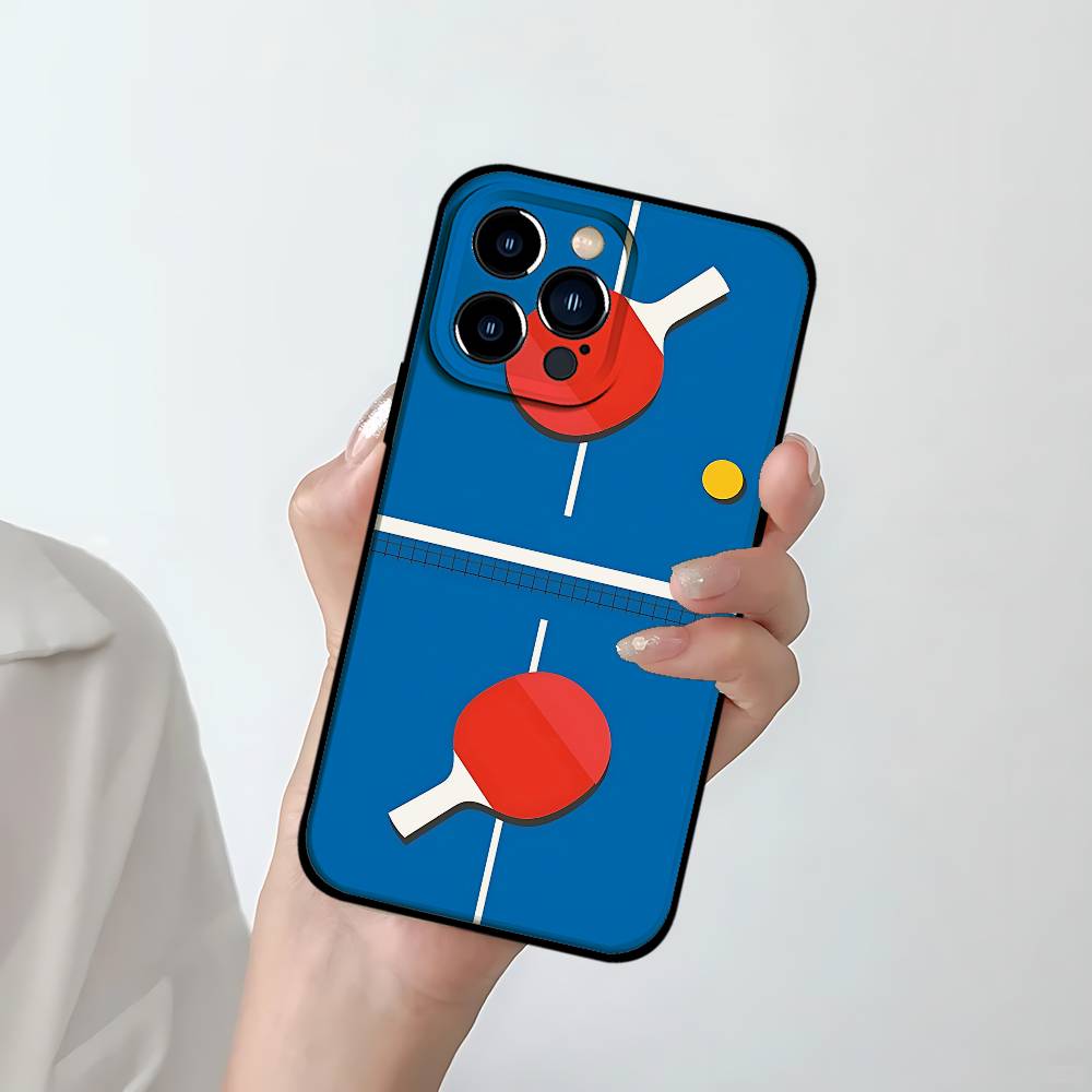 卓球ラケット柄のスマートフォンケース。iPhone 18、1 - Table Tennis Pc のレビューと価格