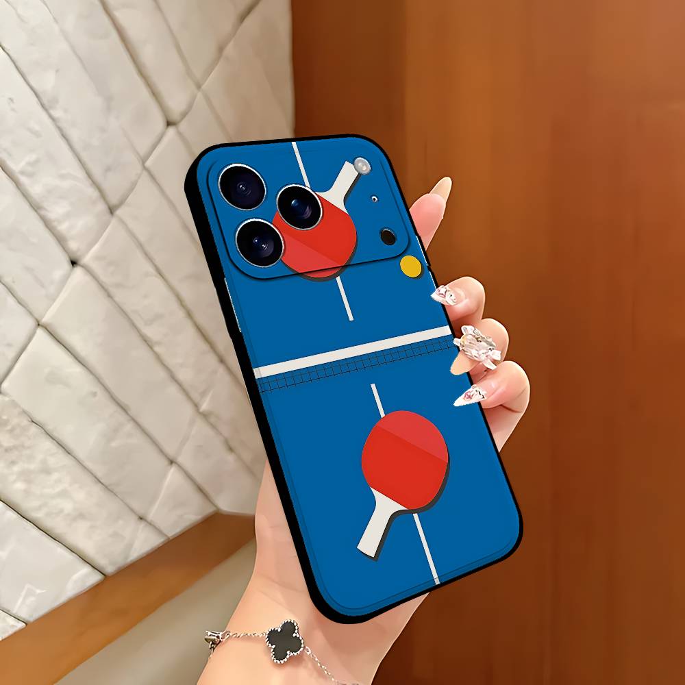卓球ラケット柄のスマートフォンケース。iPhone 18、1 - Table Tennis Pc のレビューと価格