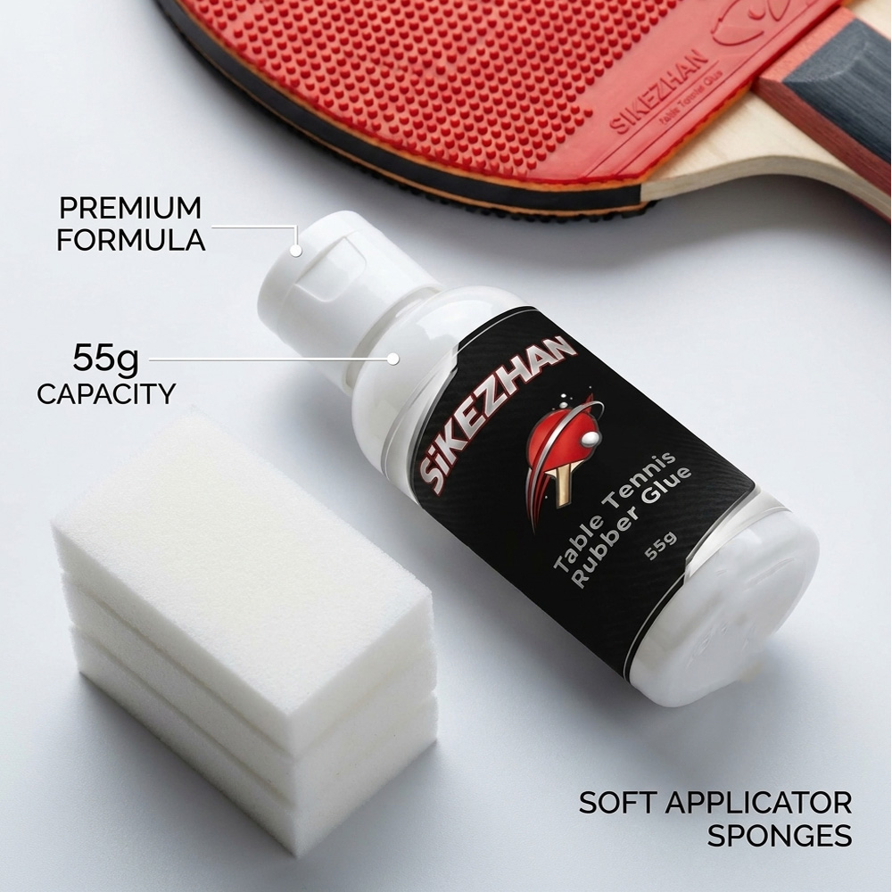 55G 卓球ラバー接着剤ピンポンパドル接着剤 ラケット組み立 - Table Tennis Grip のレビューと価格