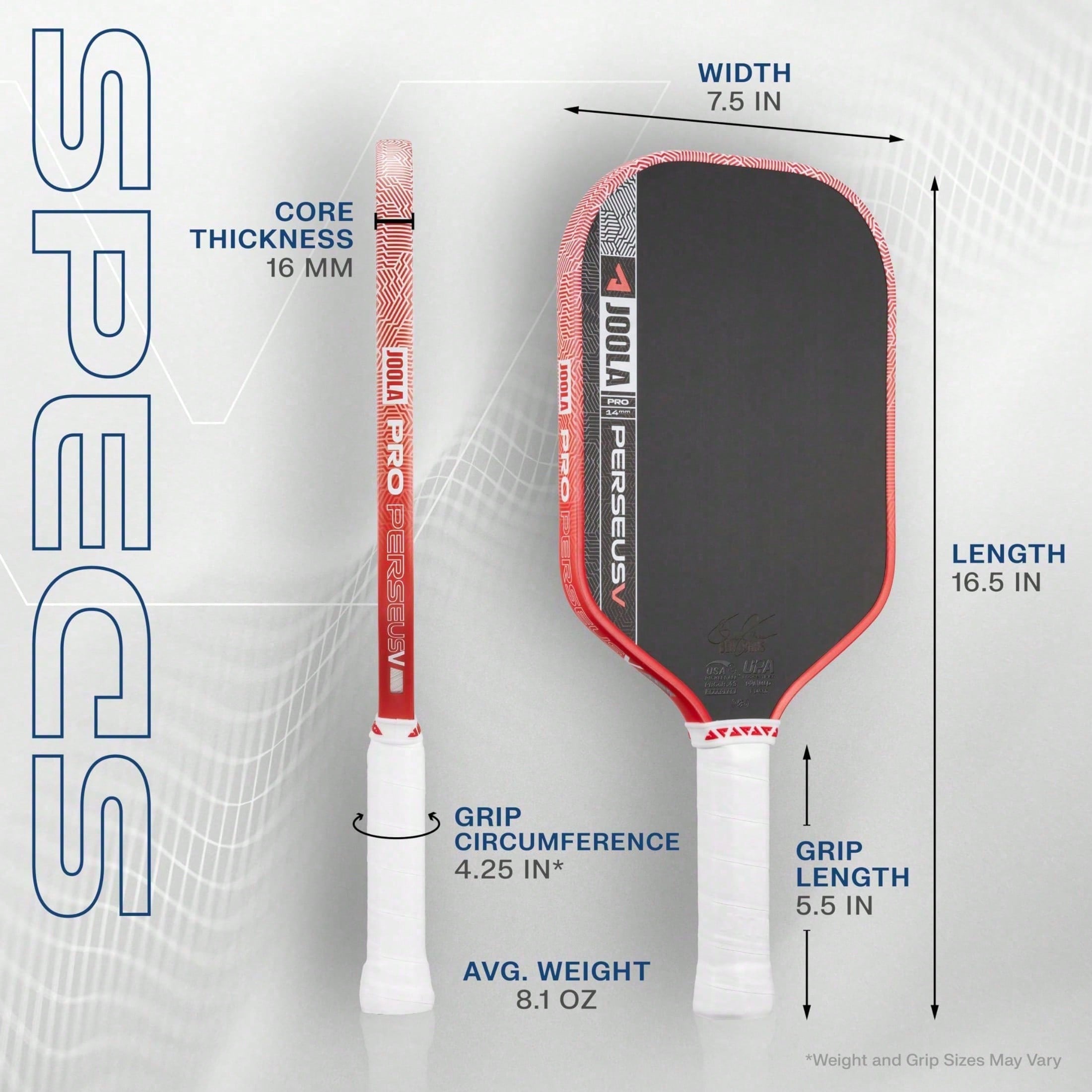 Pro V エンハンスド卓球ラケット - 16mm - アガ - Table Tennis Dimension のレビューと価格