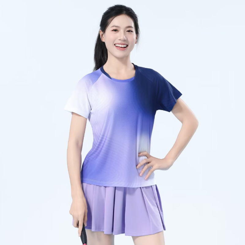 女性用カスタム卓球ジャージセット、名入れロゴ入りピンポンTシ - Table Tennis Name のレビューと価格