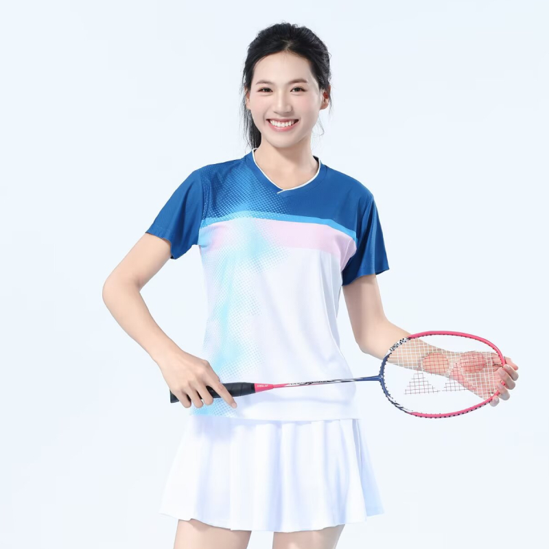 女性用カスタム卓球ジャージセット、名入れロゴ入りピンポンTシ - Table Tennis Name のレビューと価格