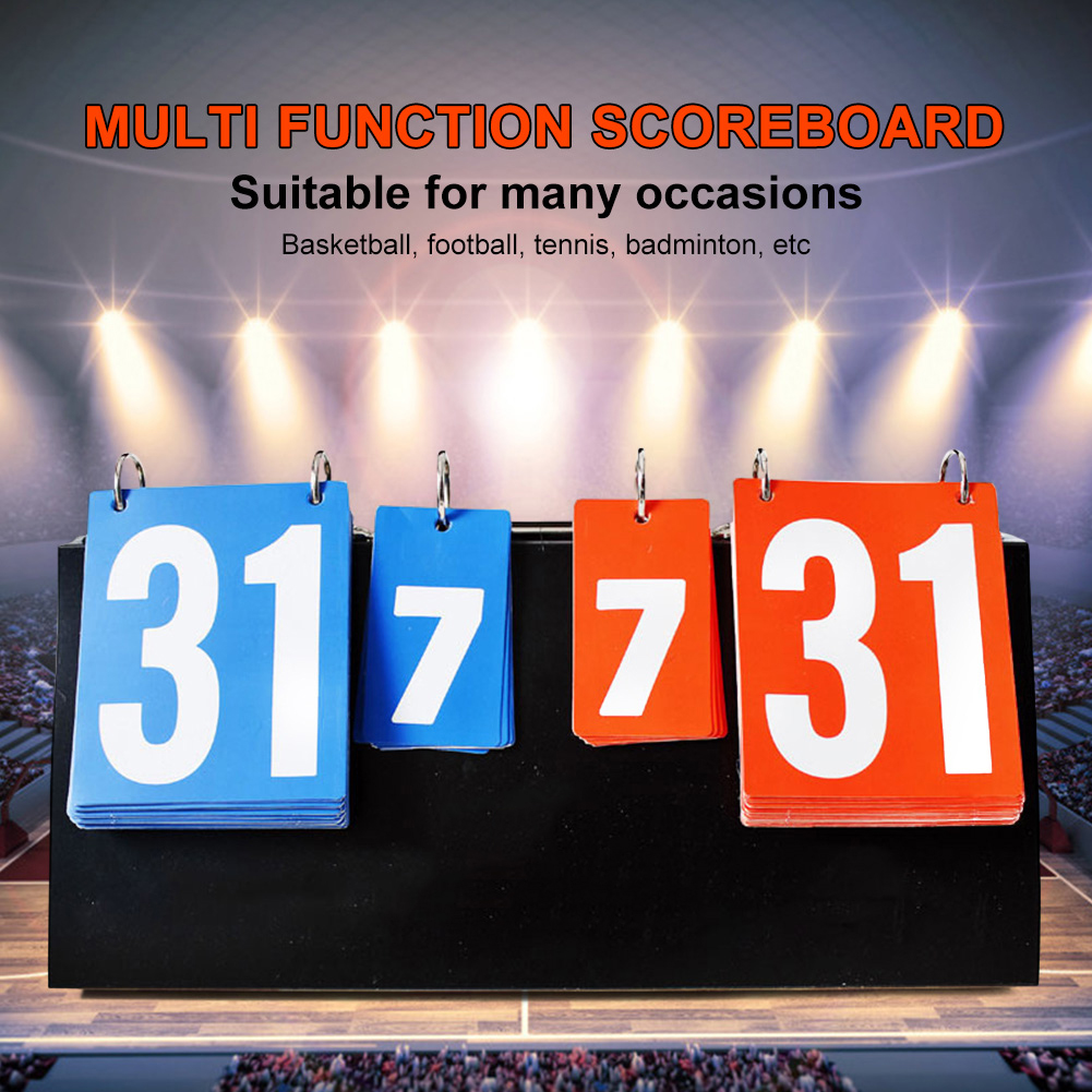 4桁卓球スコアボードプラスチック製スポーツ競技スコアインジケ - Table Tennis Scoring のレビューと価格