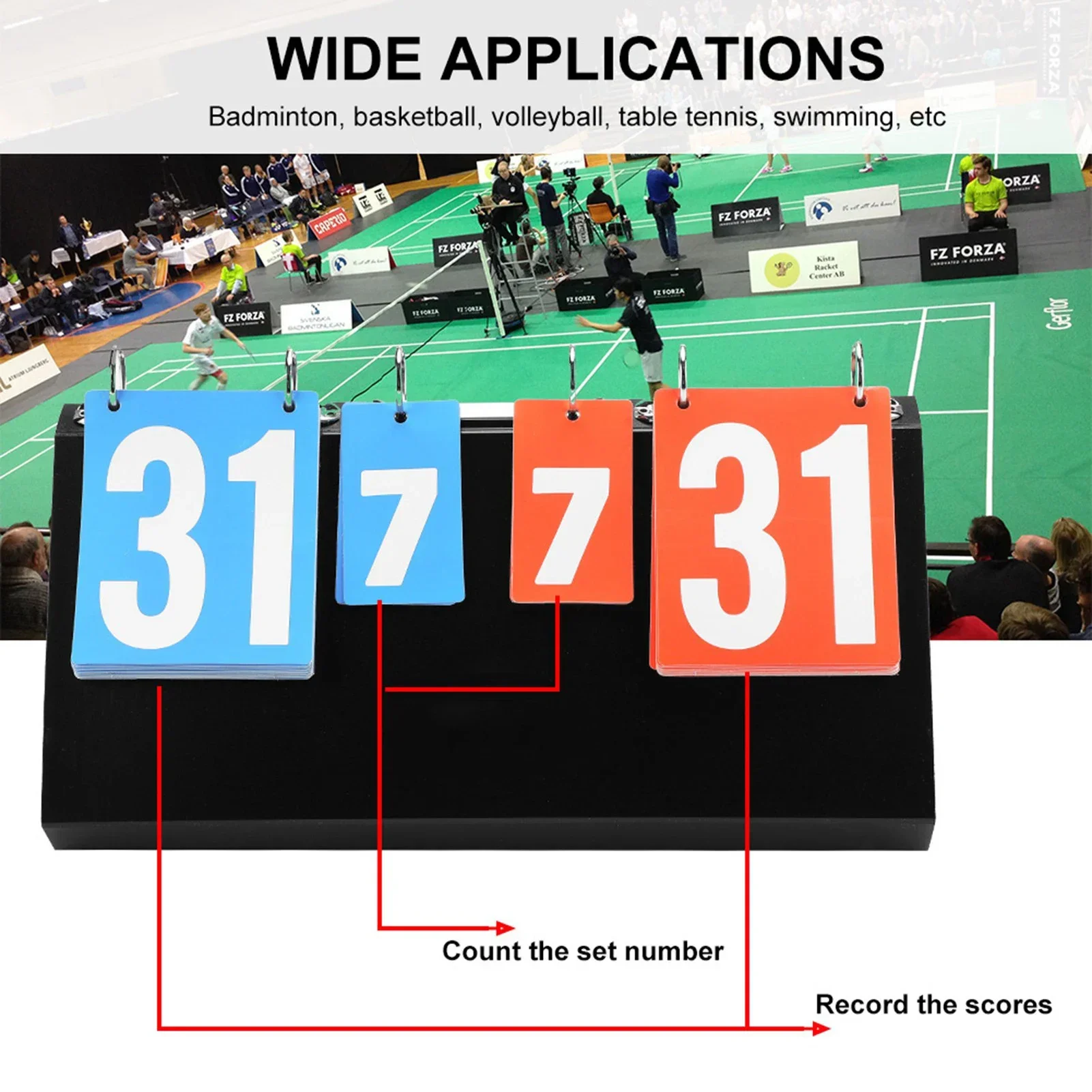 4 桁スポーツ競技スコアボードスコアボード卓球バスケットボー - Table Tennis Scoring のレビューと価格