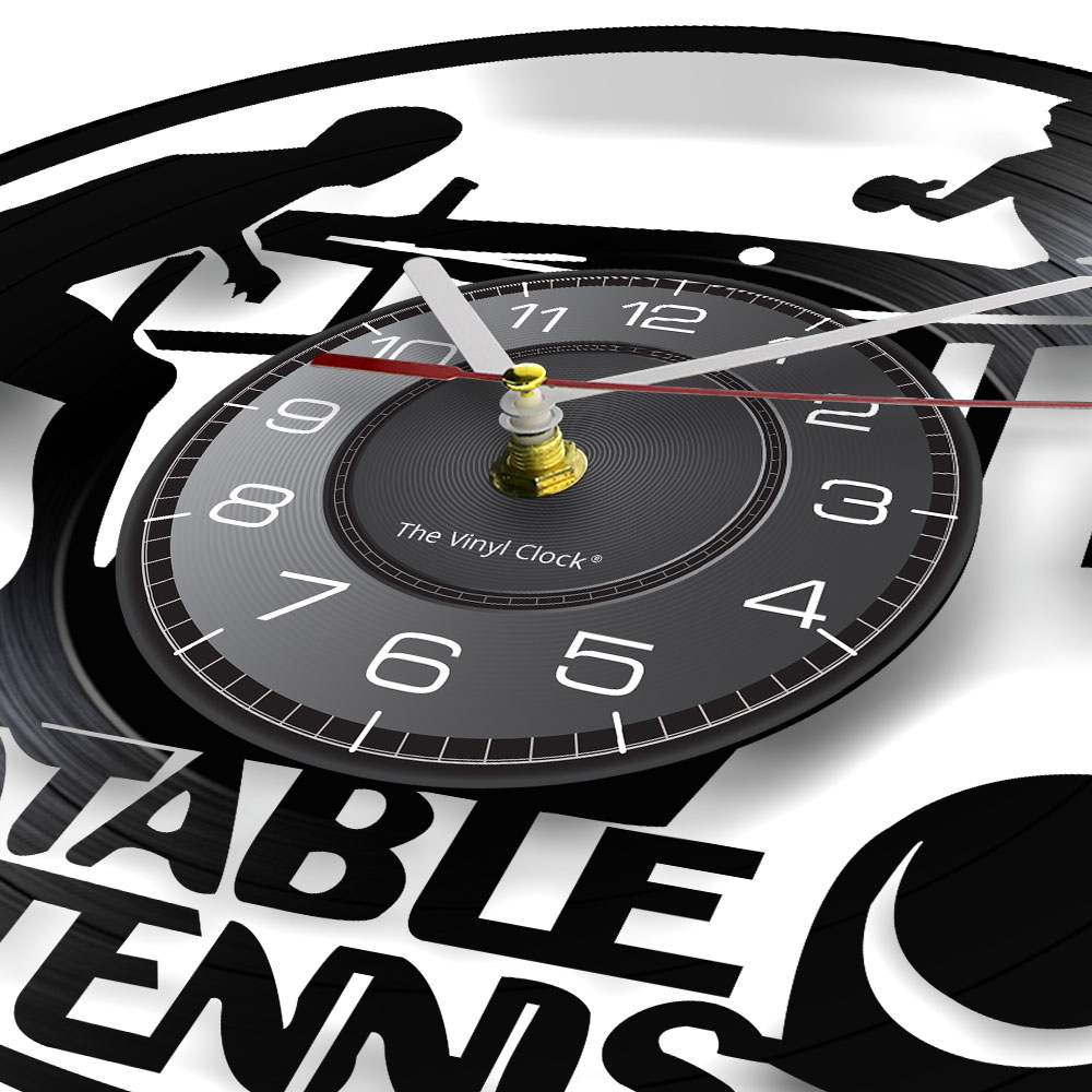 卓球の壁掛け時計,ビニールレコード,壁時計,家の装飾,ピンポ - Table Tennis Dimension のレビューと価格