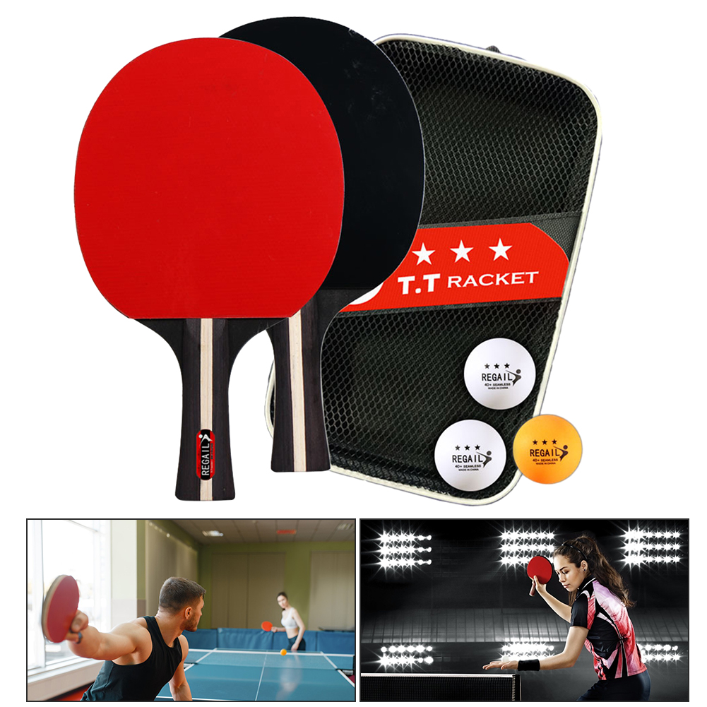 卓球ラケット,バッグ付き,ピンポンラケット,2ラケット,3ボ - Table Tennis Ace のレビューと価格