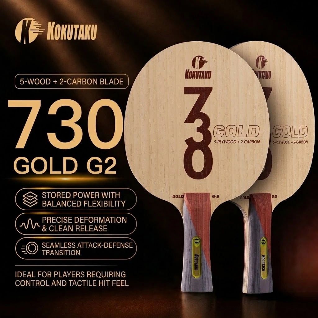 コクタク卓球ブレードFL 730 G1 5層木材/G2 5層 - Table Tennis Practice のレビューと価格