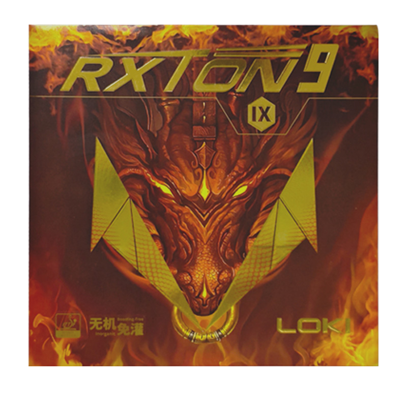 LOKI RXTON 9 テーブルテニスラバー マーケットバ - Table Tennis Grip のレビューと価格
