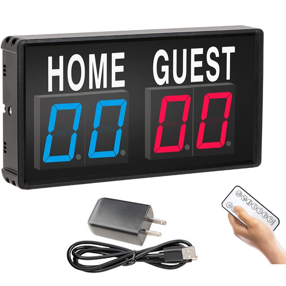 ポータブル 4 桁 LED スコアボード デジタル ホーム  - Table Tennis Scoring のレビューと価格