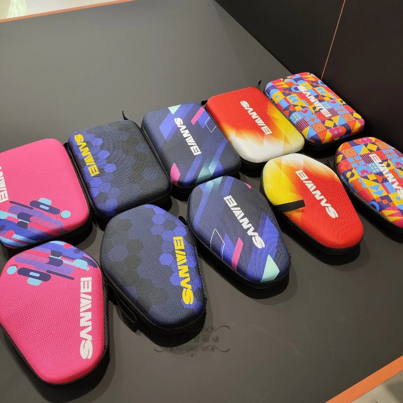 SANWEI 六角形ひょうたん型卓球ラケットケースハードケー - Table Tennis Ace のレビューと価格