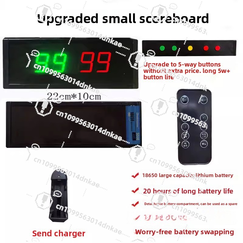 バスケットボールゲーム電子スコアボードLEDフリップスコアボ - Table Tennis Scoring のレビューと価格