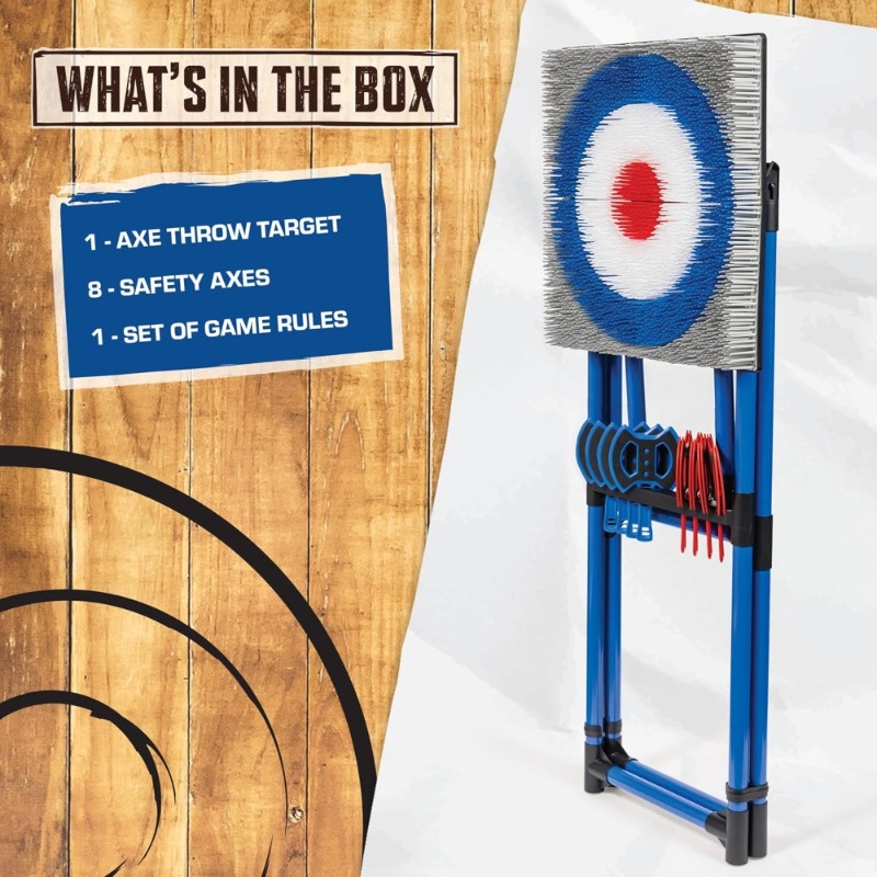 屋内外練習用鋼製フレーム斧投げターゲットボードセット - Practice Target Board のレビューと価格