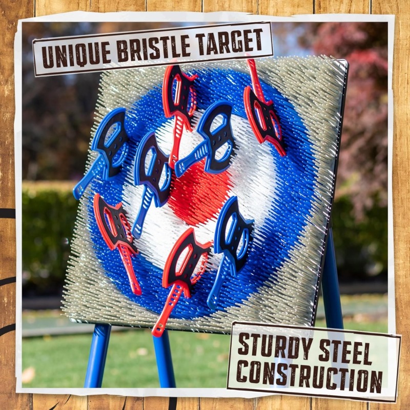 屋内外練習用鋼製フレーム斧投げターゲットボードセット - Practice Target Board のレビューと価格