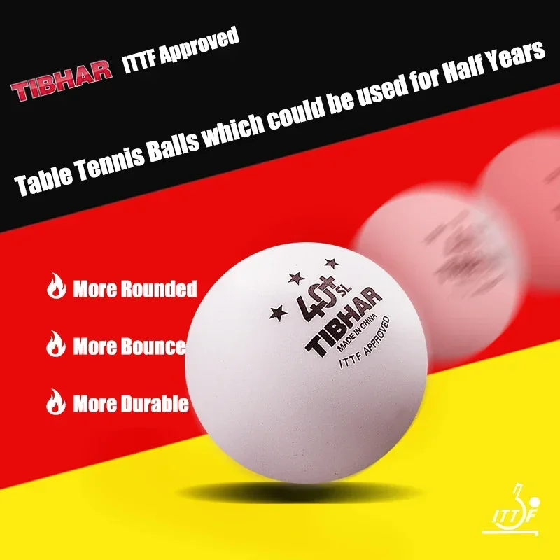 TIBHAR 3スター シームレス卓球ボール シームド 40 - Table Tennis Pc のレビューと価格