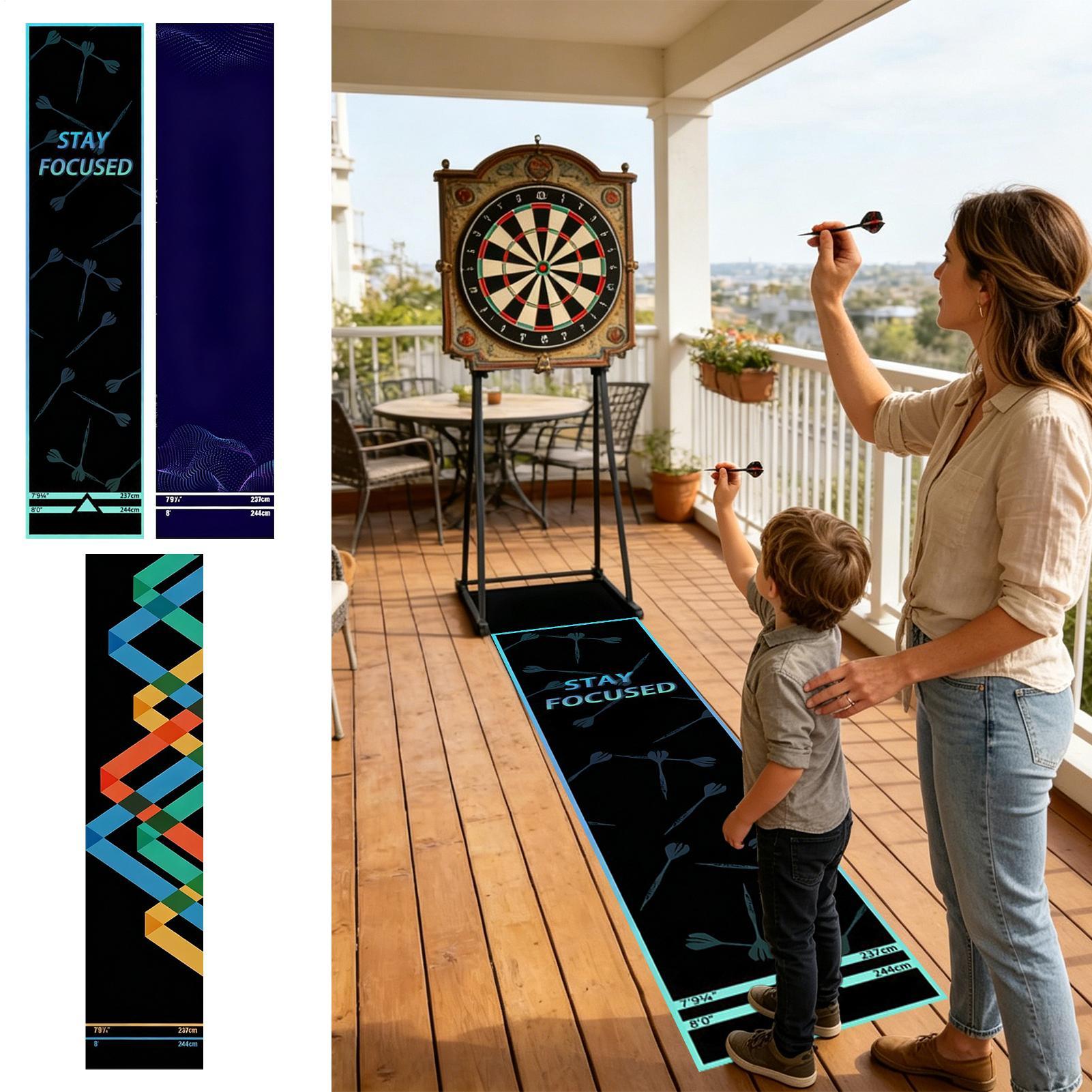 ダーツボードマット ポータブル ノンスリップ クリスタルベル - Throw Distance Board のレビューと価格