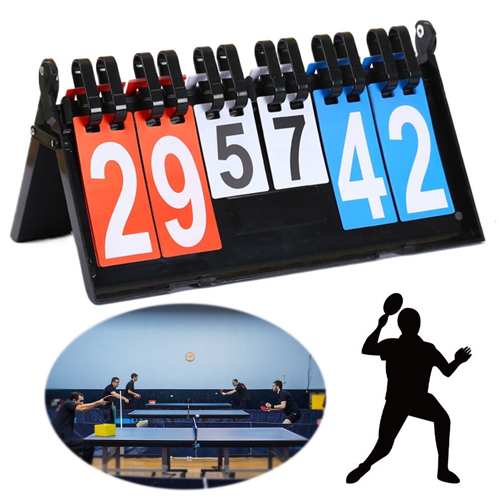 スポーツスコアボード テーブルトップスコアボード 6桁スコア - Table Tennis Scoring のレビューと価格