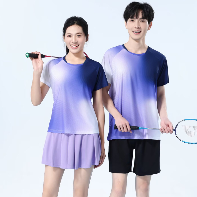 男性用速乾バドミントンシャツ通気性卓球Tシャツ軽量スポーツジ - Table Tennis Name のレビューと価格